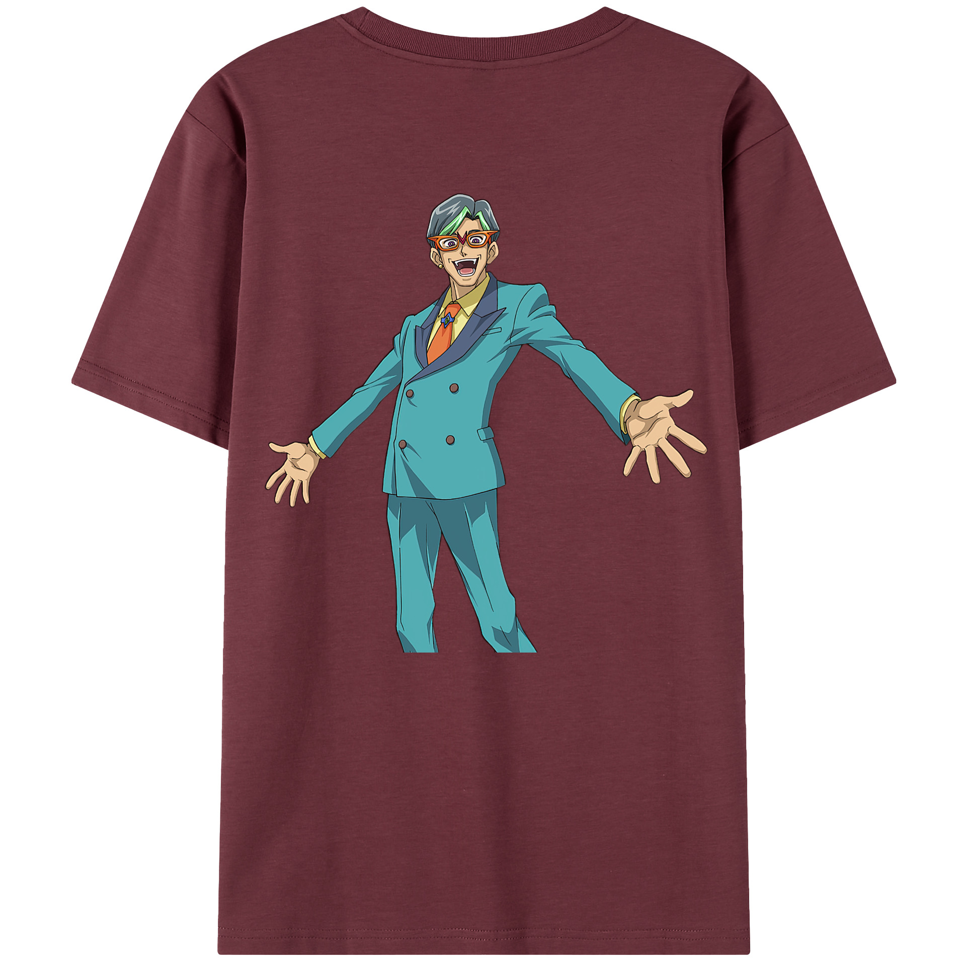 （画像用） 遊☆戯☆王 Yu-Gi-Oh! 綿100％半袖Tシャツ（背面プリント）